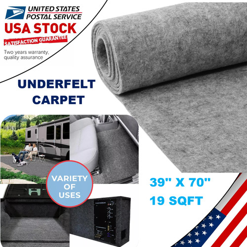 2㎡ MidGray Car speaker Underfelt carpet Fabric Underlay Floor Cabin