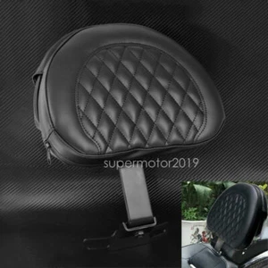 Front Plug In Driver Seat Backrest Set Fit For Harley Softail Fatboy 2007-2017 - Picture 1 of 6