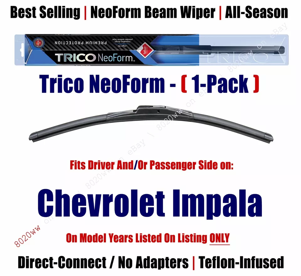 Escobilla limpiaparabrisas Super Premium NeoForm (cantidad 1) para Chevrolet Impala 16180 1971-1985 Foto 1 de 1