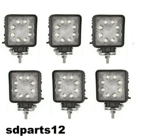 6x 24w 8 Led Lampada Da Lavoro Supporto Flood Barca Fuoristrada Camion 12v/24v - Afbeelding 1 van 4