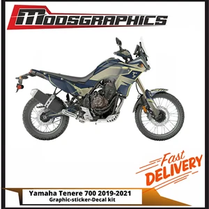 Yamaha Tenere Graphic Kit Full Sticker Decal Wrap Kit Fits 700 2019-2021 - Picture 1 of 2
