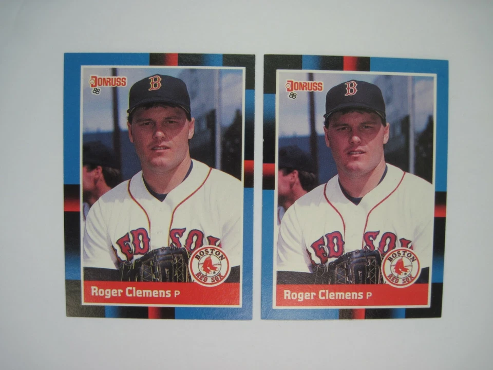 RED SOX ERROR CARDS Border & Text Variations Your pick Singles 1988 1991 Donruss - Image 1 of 1