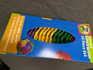 PBS Kids 24tlg. GEBOGENES BAUSET Bausteine bunt NEU *PARTYGESCHENKE - Bild 1 von 5