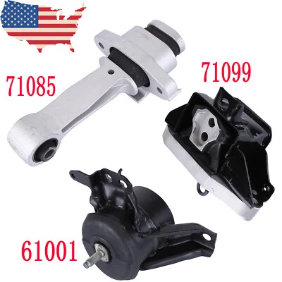 Juego de montaje de motor y transmisión de 3 piezas para Hyundai Sonata 2,0 L 2,4 L 2015-2018 Foto 1 de 4