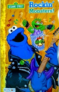 Sesame Street Rockin' Monsters! Shaped Children's Board Book Pre-K NEW! - Picture 1 of 3