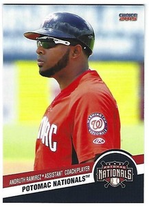 2015 Potomac Nationals Andruth Ramirez Washington Nationals