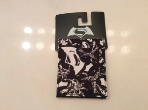 Bioworld Men's Black And White Superman Slim Fold Wallet - Picture 1 of 9