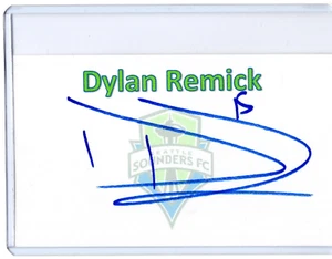 DYLAN REMICK MLS Sounders Auto Autographed Signed 3x5 Index Card - Picture 1 of 1