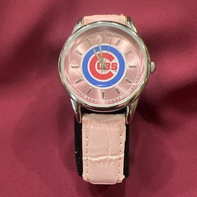 Chicago Cubs/Game Time Pink Quartz Analog ￼Women’s Watch MLBP 2009 - Image 1 of 4