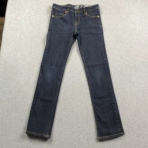 Volcom Jeans Mens 27x28 Slim Straight Dark Wash Denim Blue Preppy School College - Picture 1 of 20