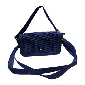 Lug Allegro Crossbody Shoulder Adjustable Quilted Turnlock Blue Classic  - Picture 1 of 11
