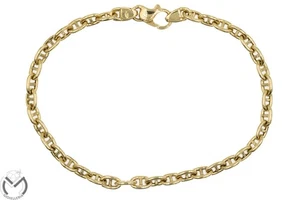 Bracciale oro giallo 18 kt 750 catena -1038/ST- - Foto 1 di 4