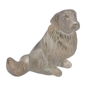 Lalique Crystal Gold Luster Golden Retriever (# 10520300) Labrador Hund Frankreich - Bild 1 von 12