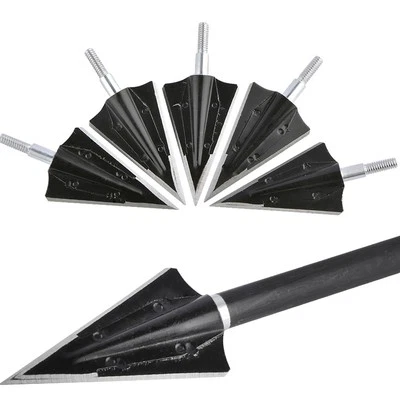 Hunting Blades Arrowhead ID6.2mm Iron Broadhead Screw Point Archery Bolts Bow - Image 1 of 4