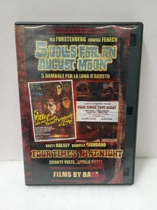 The Mario Bava Collection 5 Dolls For An August Moon Four Times That Night DVD - Foto 1 di 4