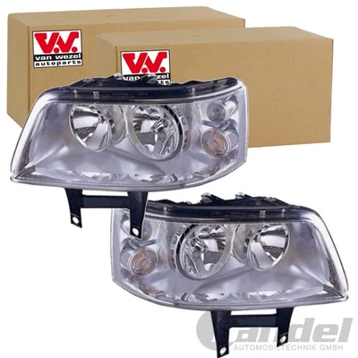 2x VAN WEZEL H7/H1 SCHEINWERFER SET LINKS+RECHTS passend für VW MULTIVAN - Bild 1 von 4