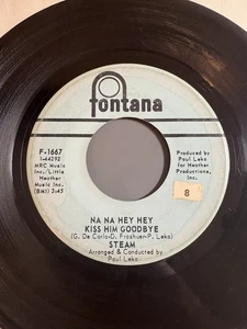 Steam "Na Na Hey Hey Kiss Him Goodbye" 45 on FONTANA...60s Pop-Rock HIT in VG+ - Picture 1 of 2
