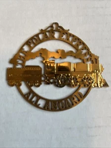 Der Polarexpress All Aboard Train Messing Ornament - Bild 1 von 5