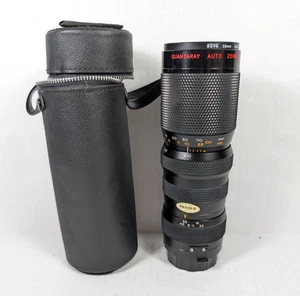 Quantaray Auto Zoom Lens F/45 85-210mm Manual SLR Camera w/ Case - Picture 1 of 8
