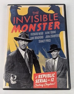 The Invisible Monster: A Republic Serial In 12 Chapters Region 1 DVD 1950 - Picture 1 of 2