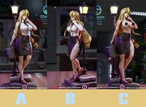 Shizuka Marikawa Impresión 3D Figura Modelo Sin Pintar GK Escultura Kit en Blanco Nuevo - Imagen 1 de 15