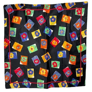 NUEVO Almohada Floral Algodón Peinado Egipcio Negra De Colección Ungaro Euro RARA - Imagen 1 de 11