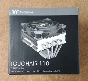 Thermaltake TOUGHAIR 110 140w TDP Top Flow CPU Cooler, Intel/AMD - Picture 1 of 11