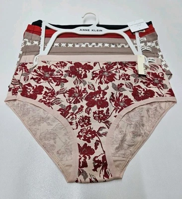 Cueca de algodão Anne Klein 5 peças pequena  - Imagem 1 de 4