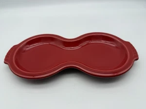 Fiestaware Scarlet Red Replacement Fitted Tray for Creamer Sugar Homer Laughlin - Picture 1 of 5