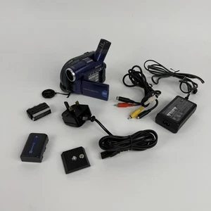 Sony Handycam DCR-DVD91E Handheld Camcorder DVD R Disc - Adapter, Battery, Cable - Picture 1 of 12