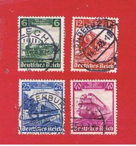 Germany #459-462   VF used   Trains     Free S/H - Picture 1 of 1