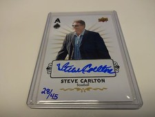 2015 Upper Deck Las Vegas Summit Steve Carlton Autograph 28/45 LV-SC