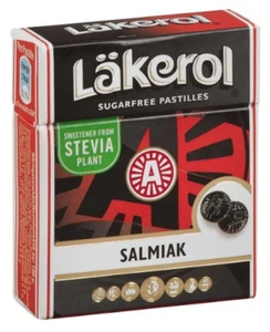 Läkerol Licorice Sugar Free Pastilles (4 Pack/Boxes) Imported Swedish Licorice  - Bild 1 von 12