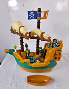 VINTAGE VEGGIE TALES PIRATE SHIP JONAH MOVIE 2002 Incomplete VEGGIE TALES - Picture 1 of 20