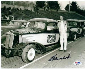Glen Wood NASCAR Legend signed 8x10 Photo PSA/DNA Wood Brothers auto - Picture 1 of 2