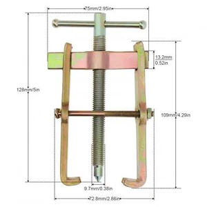 Bearing Puller 4 inch 2 Jaws Carbon Steel Bearing Gear Puller Hand Remover Tool - Picture 1 of 7