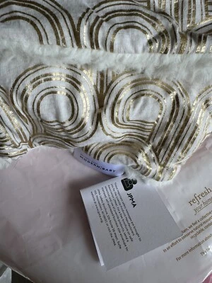 Manta moderna para cochecito de bebé Pottery Barn METÁLICO BUCLE SHERPA acogedora 30x40 nueva Foto 1 de 4