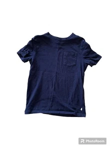 Gap Boys Pocket Tee Shirt Navy Blue Medium - Picture 1 of 2