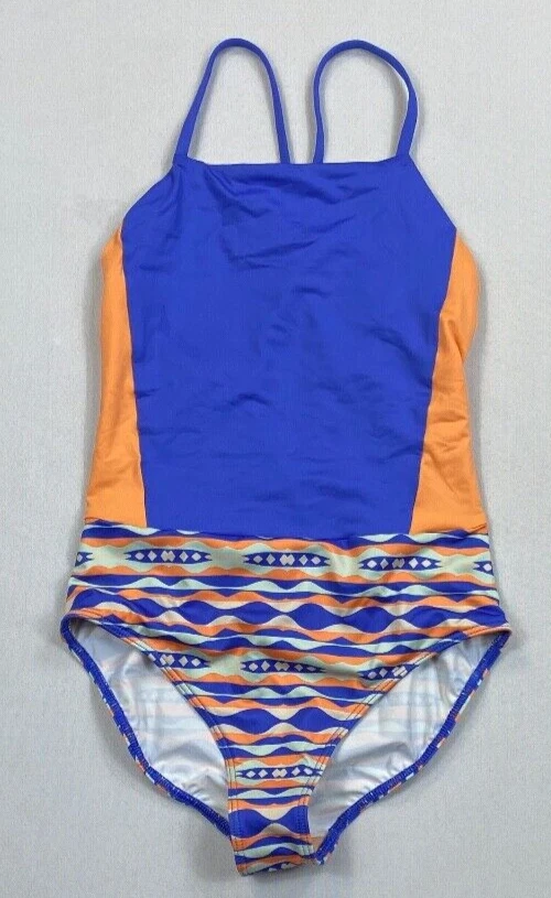 Traje de baño para niñas jóvenes Patagonia talla 10 Shell Seeker 1 pieza Foto 1 de 2