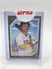 2022 Topps Gallery, auto autograph # RA-CA CJ ABRAMS, SD Padres, Wash Nationals