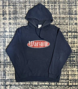 Vintage 90s Warzone NYHC Hoodie L Madball Merauder Sick Of It All Biohazard NYC - Picture 1 of 6