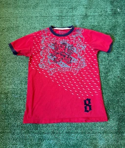 Men’s Y2K Old Navy T Shirt Size Medium Cyber Grunge 2000s Emo Graphic Tee FLAWS - Picture 1 of 10