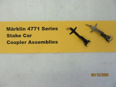 HO - Marklin 4771 Stake Car Spare Parts  Coupler Assembly (Set of 2) New - Image 1 of 2