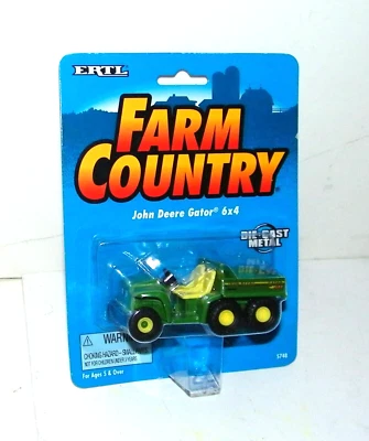 Ertl John Deere 1997 6x4 Gator Farm Country Die Cast Metal 5748 nuevo sellado Foto 1 de 3