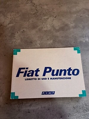 FIAT PUNTO LIBRETTO DI USO E MANUTENZIONE PRIMA EDIZIONE - Immagine 1 di 4