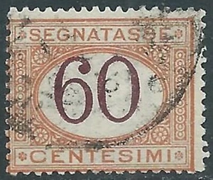 1924 REGNO SEGNATASSE USATO 60 CENT - RE31-6 - Picture 1 of 1