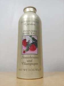 Victoria's Secret Garden Strawberries & Champagne Perfumed Body Talc 3 Oz  - Picture 1 of 3