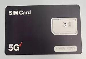 VERIZON 5G PREPAID $60 UNLIMITED TALK, TEXT, & DATA with 5GB HOTSPOT - Picture 1 of 2