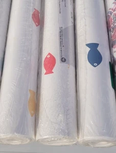 Imperial Wallcovering Multicolored Fish 20.5 IN x 33 FT CL4123 - 5 Rolls - Picture 1 of 4