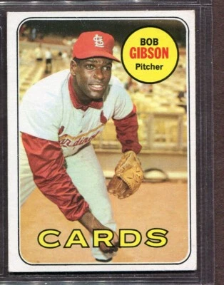 1969 Topps Set-Break #200 Bob Gibson en muy buen estado-en muy buen estado *Jaysace* Foto 1 de 2